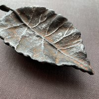 Patina Metal Leaf Tray: 2