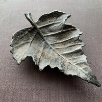 Patina Metal Leaf Tray: 3
