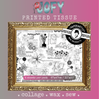 PaperArtsy Printed Tissue Collage Paper: JOFY