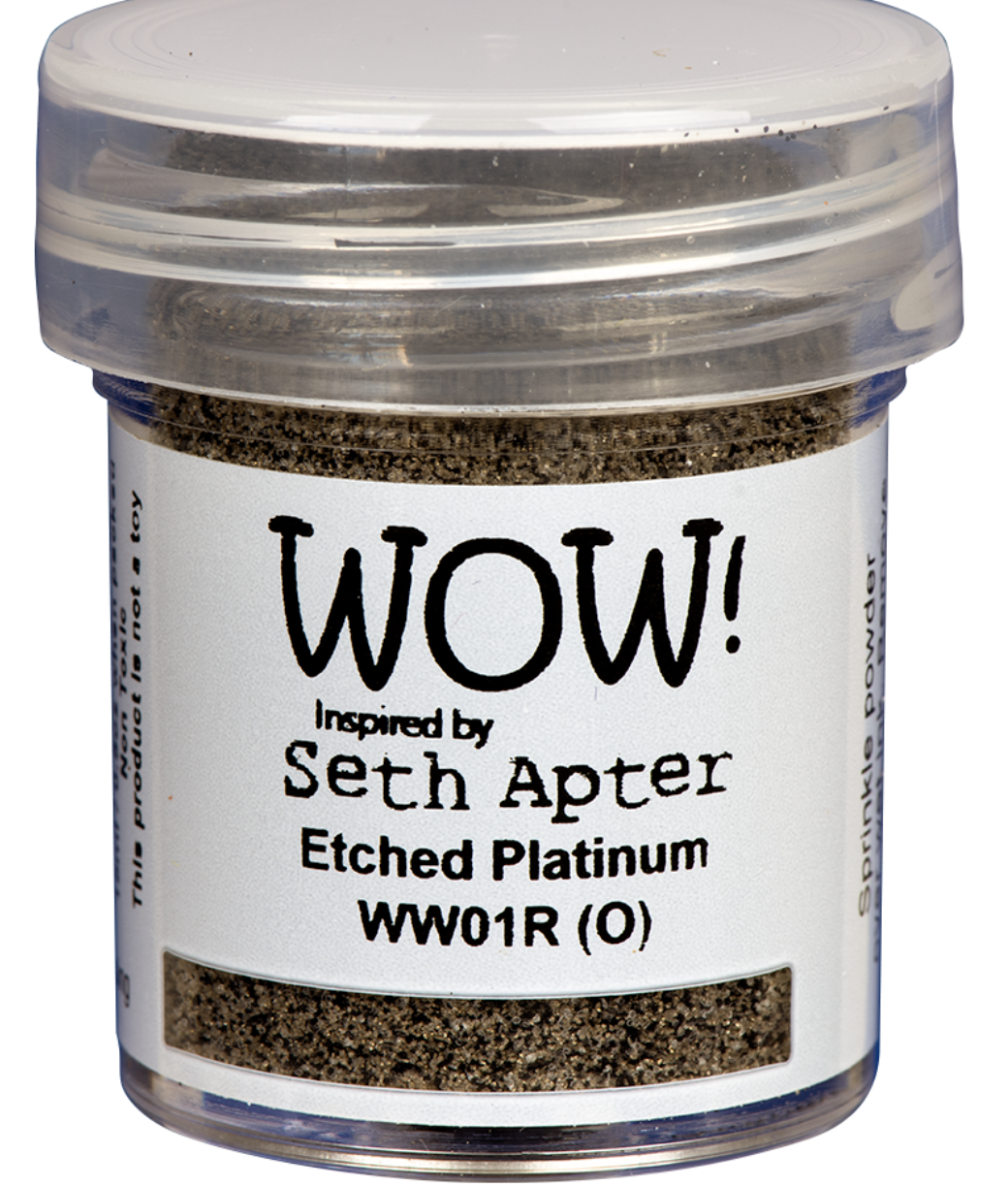 WOW Embossing Powder: Etched Platinum