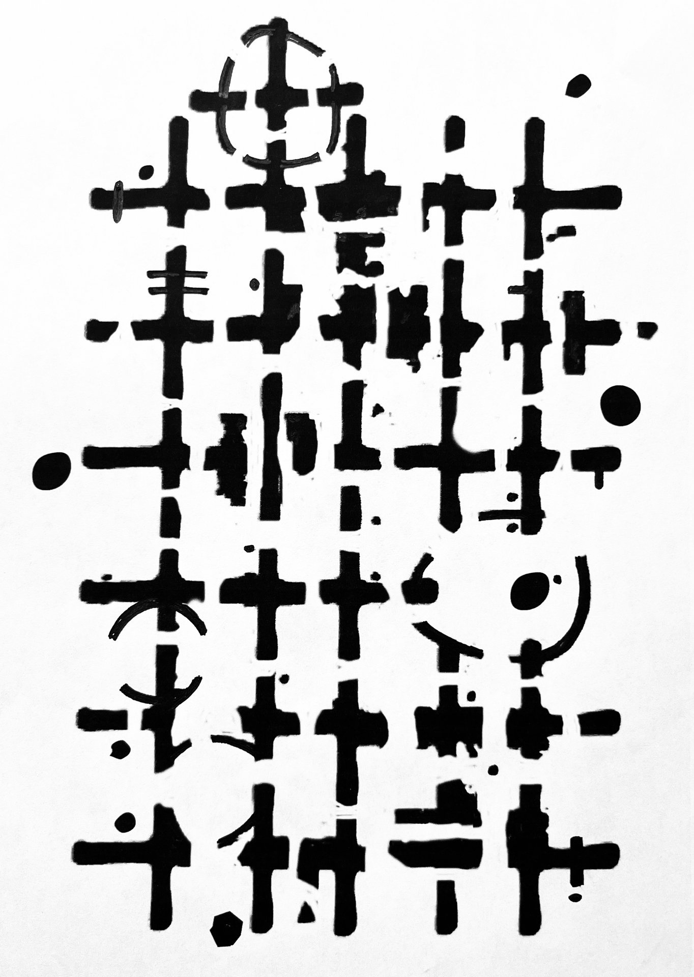 Crosshatch Stencil