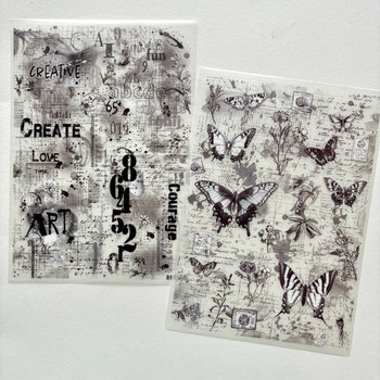 AALL & CREATE Rub-Ons: Lyrical Traces