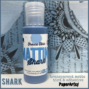 PaperArtsy Mattint: Shark