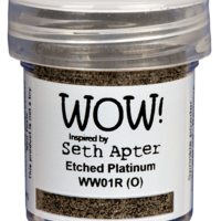 WOW Embossing Powder: Etched Platinum