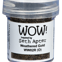 WOW Embossing Powder: Weathered Gold