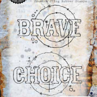 Password ll Cling Rubber Stamp Set