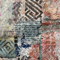 The Tapestry of Time: Original Mixed Media Art