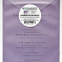 RESTOCKED: 49 and Market Collage Sheet Pack: Lavender