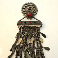 Vintage Afghan Kuchi Tribal Pendant Adornment