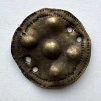 Ethiopian Antique Brass Medallion 