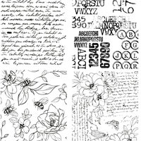 TEXT(ures) Decoupage Papers: Beneath the Brambles