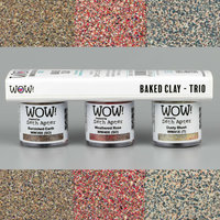 WOW Embossing Powder Trio: Baked Clay