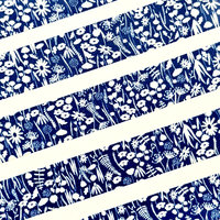 Beve Washi Tape: Indigo Floral