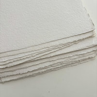 SOLD OUT: French Handmade HEAVYWEIGHT Paper: LARGE Blanc 