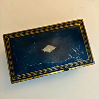 SOLD: Vintage Metal Blue Box