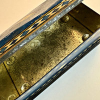SOLD: Vintage Metal Blue Box
