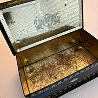 SOLD: Vintage Metal Blue Box