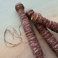 Vintage Bobbin with Thread