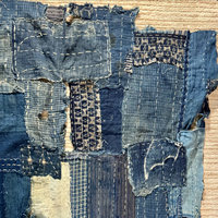 Antique Japanese Boro Textile Fragment 2
