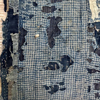 Antique Japanese Boro Textile Fragment 2