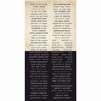 7 Dots Studio Word Stickers: Botanica