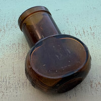 SOLD: Antique Amber Glass Bovril Bottle