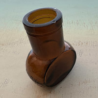 SOLD: Antique Amber Glass Bovril Bottle