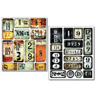 NEW: Ciao Bella Mixed Media Labels: Scratched