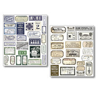 NEW: Ciao Bella Mixed Media Labels: Vintage Scripts