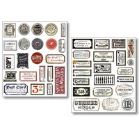 NEW: Ciao Bella Mixed Media Labels: Vintage Scripts