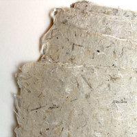 Natural Handmade Paper: Milkweed Fiber