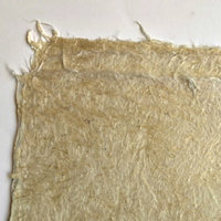 Natural Handmade Paper: Milkweed Fluff