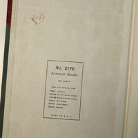 SOLD: Vintage Ledger: Cash