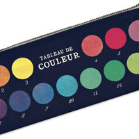Zippered Pouch Small: Tableau De Couleur