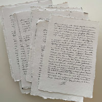 French Natural Handmade Paper: En Francais