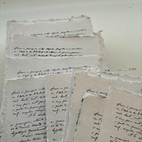 French Natural Handmade Paper: En Francais