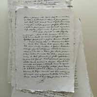 French Natural Handmade Paper: En Francais