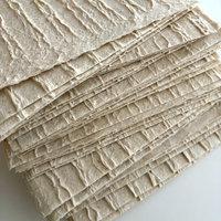 French Natural Handmade Paper: Lines