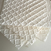 French Natural Handmade Paper: Waffles