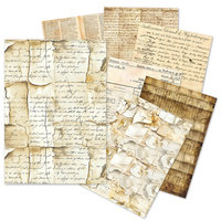 Ciao Bella Tissue Paper Pack: Vintage Manuscript
