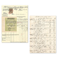 Ciao Bella Tissue Paper Pack: Vintage Manuscript