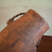 SOLD: East African Wooden Container 