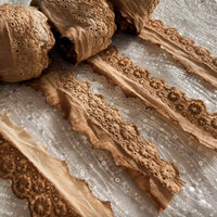Vintage Coffee Stained Lace