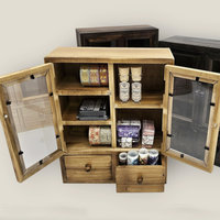 SOLD: Desktop Wooden Storage Cabinet