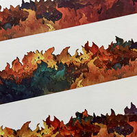 CoraCreaCrafts Cutout Washi Tape: Flames 