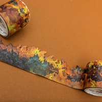 CoraCreaCrafts Cutout Washi Tape: Flames 