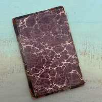SOLD: Antique Marbled Book Cover #1