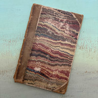 SOLD: Antique Marbled Book Cover #4