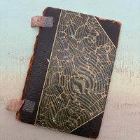 SOLD: Antique Marbled Book Cover #7