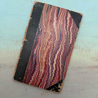 SOLD: Antique Marbled Book Cover #9